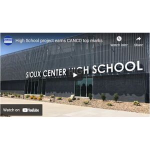 CANCO earns praise as CMa for new high school project