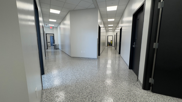 Remodeled offices.