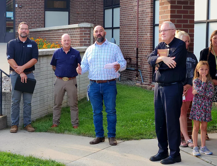 Wheelchair Lift Improves Access at St. Benedict School